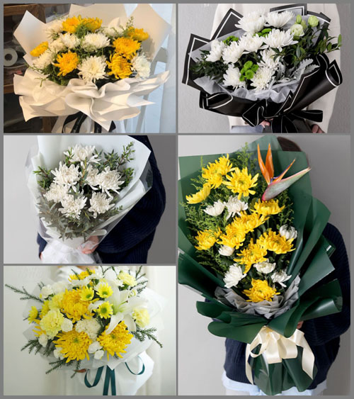 广东肇庆市德庆县莫村镇光明村白事花束代送